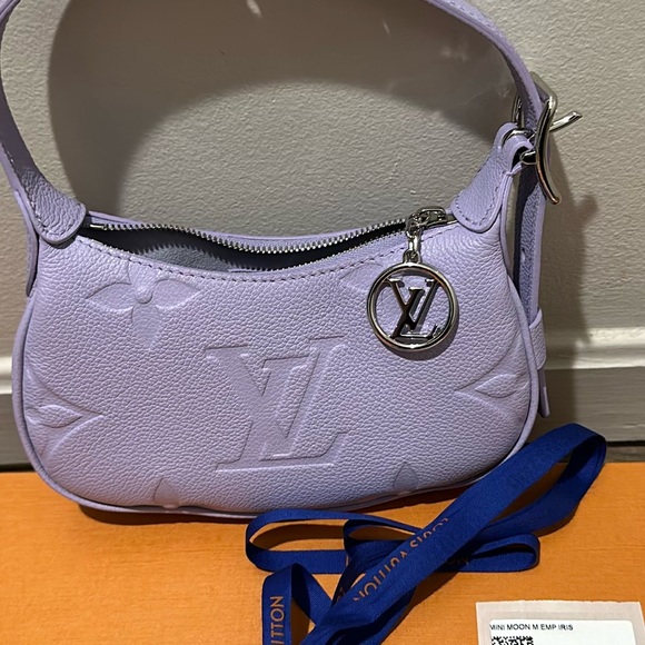 NEW IN BOX Louis Vuitton Mini Moon Bag in Iris - Picture 2 of 9